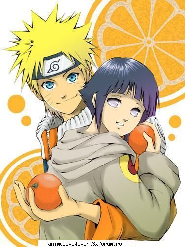 Naruto y Hinata - portocale....miamy - naruto