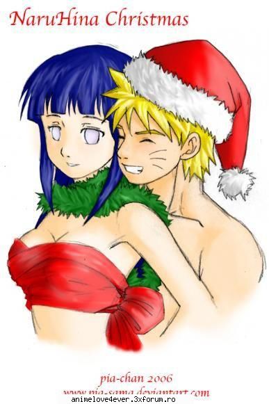 Naruto y Hinata - craciun fericit! - naruto