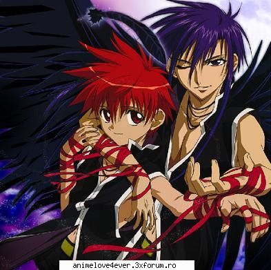 aik punem poze din dvs anime-uri - una q d n angel - poze