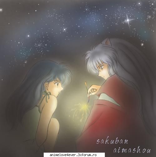 kagome shi inuyasha - le sta bn impreuna - inuyasha