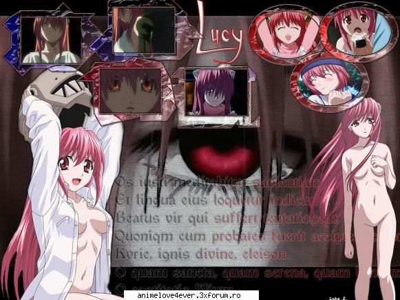 nyuu/lucy - darkrose - elfen lied