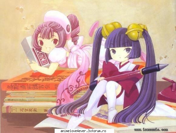sumomo si kotoko - sunt asa de mici si dragutze.....mie imi place - chobits